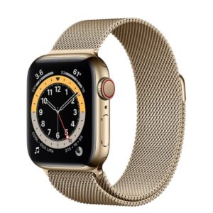 Apple Watch S6 LTE 40mm – New – Viền thép dây thép