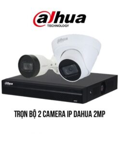 Trọn bộ 2 camera IP Dahua 2MP