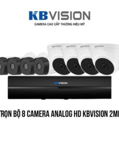 Trọn bộ 8 camera Analog HD KBVISION 2MP giá rẻ