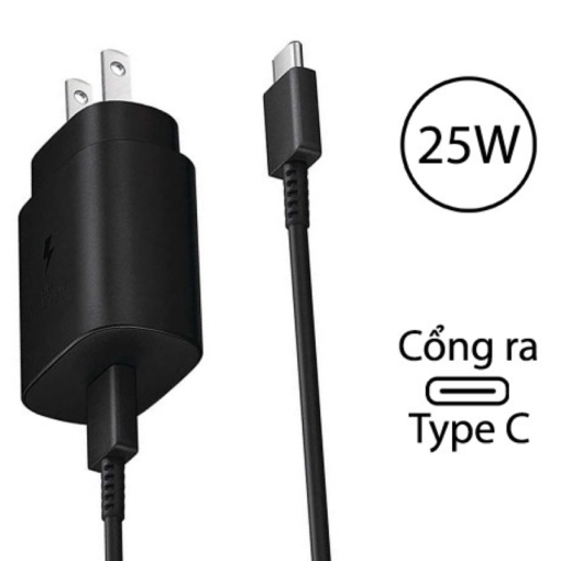 Bộ sạc Samsung 25W Type-C to Type-C